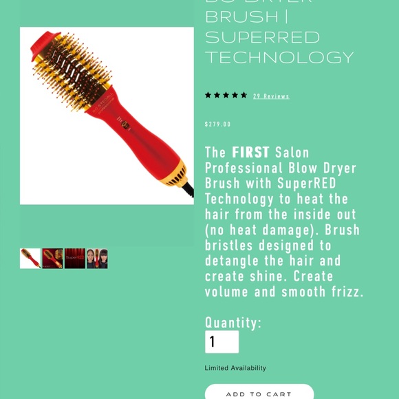 Bo Stegall brush hairdryer - Picture 3 of 5